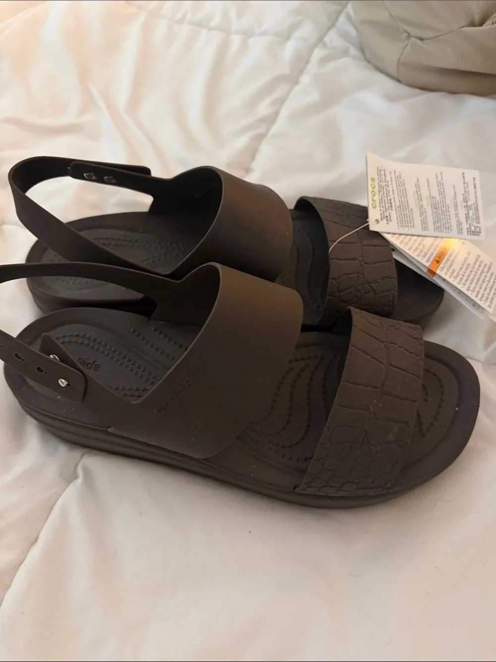 BNWT Crocs platform sandals